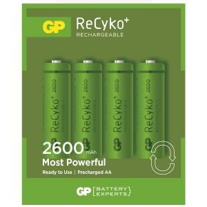 aa gp nimh rechargeable pack of 4 from Batteryworld.ie