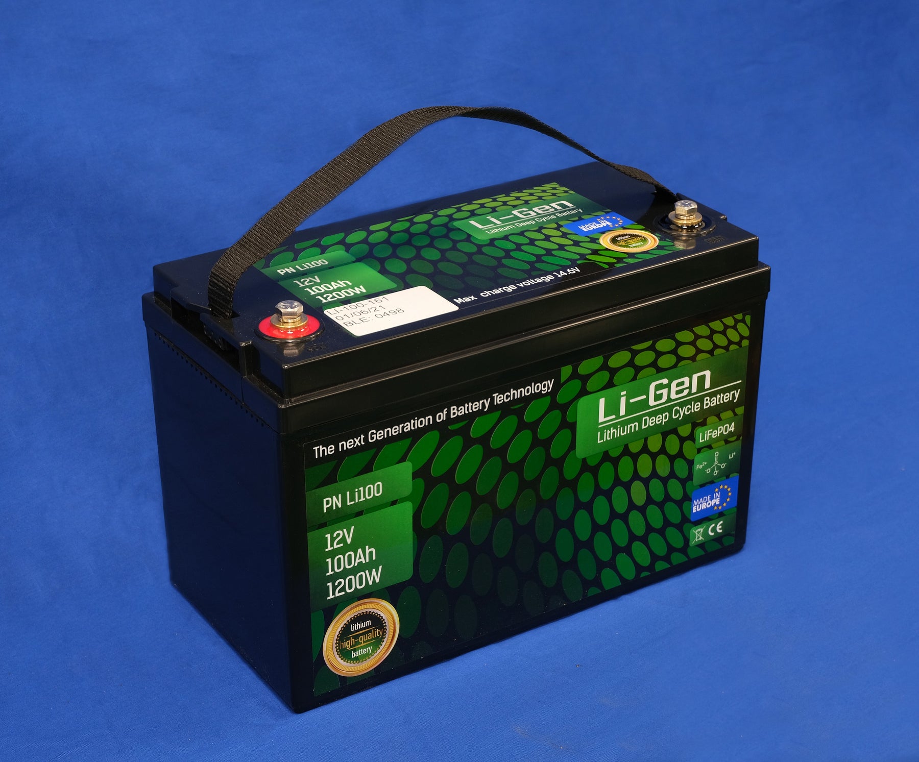 Li100 (12V 100AH LITHIUM Lifep04 Made In Ireland) — BatteryWorld