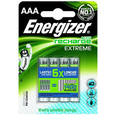 AAA  rechargeable pack of 4 (PIC FOR REF ONLY)